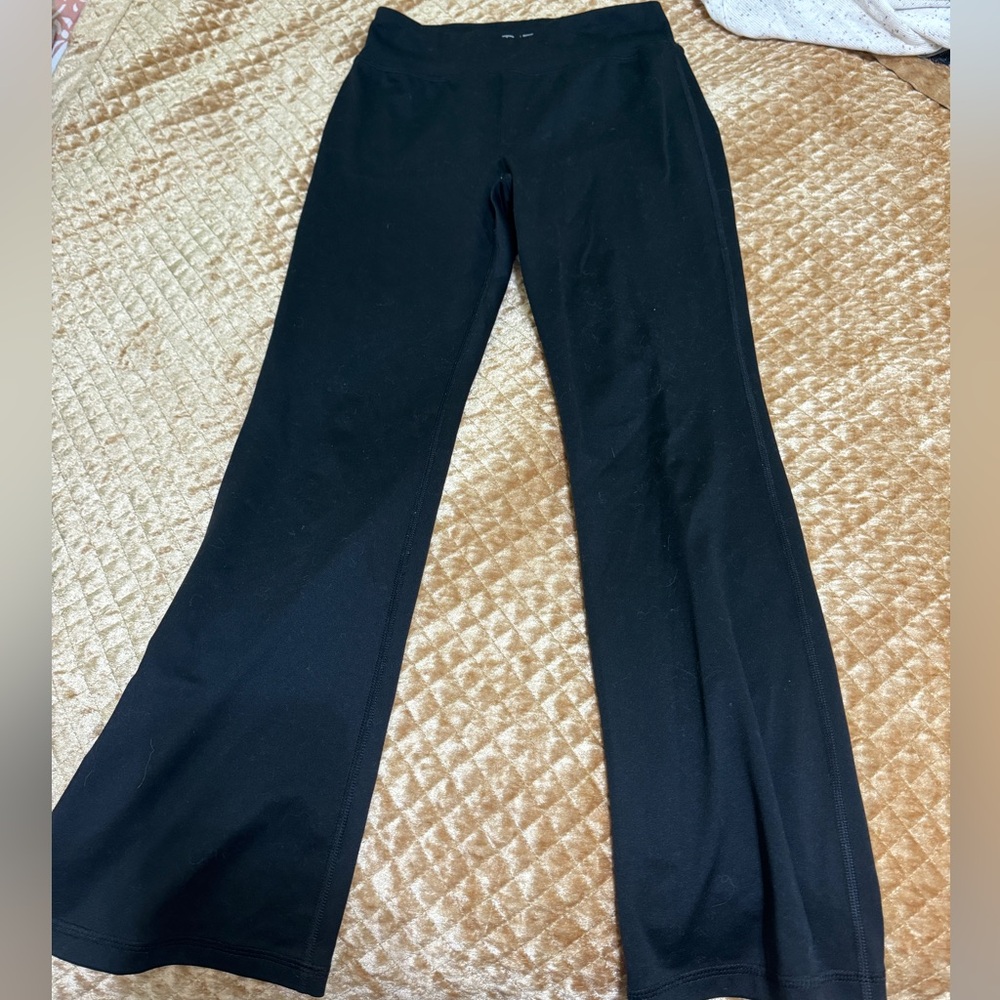 Girls Black Flare Tights